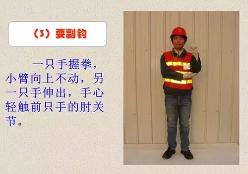 吊车信号工指挥手势图,学习基本吊车操作按键