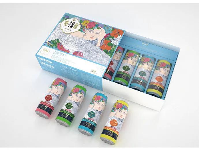 蜂蜜插画包装设计创意,高端蜂蜜产品包装设计