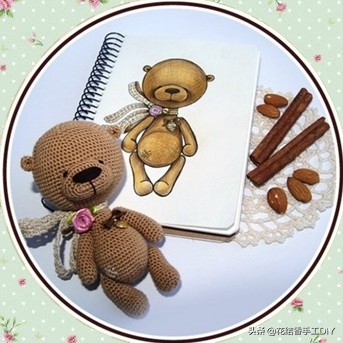 大号毛线熊玩偶钩编图解,毛线玩偶熊猫的钩编方法视频