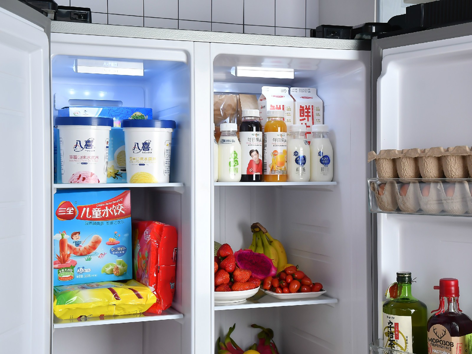 一字冰箱和十字冰箱哪个好,十字对开法式冰箱哪个门好