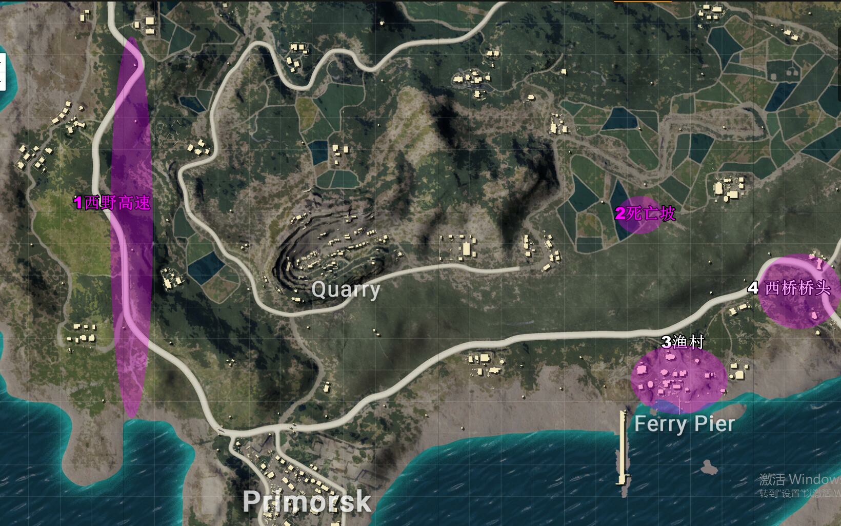 绝地求生的地图都叫什么名字,绝地求生各个地图叫啥