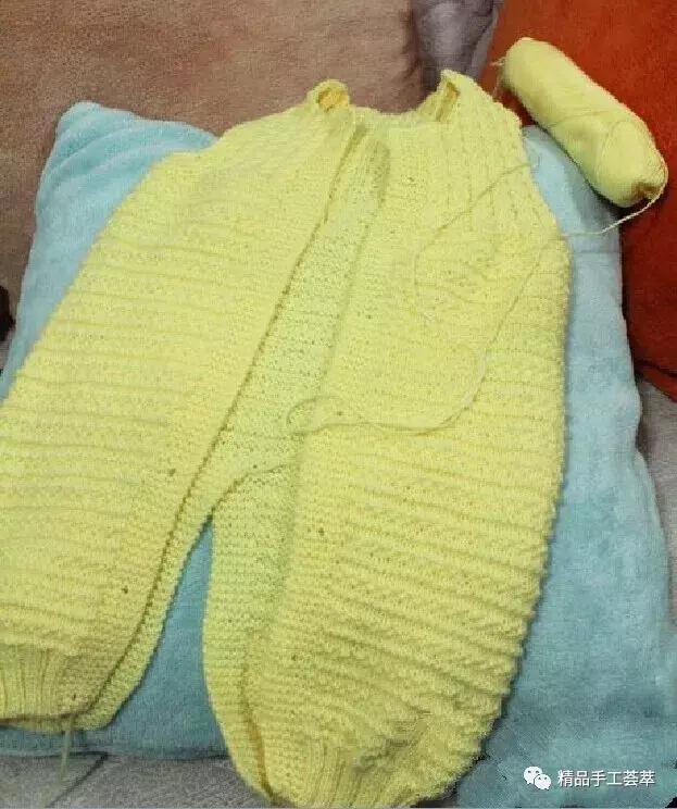 新生儿衣服手工礼盒制作,薄款婴儿手工编织连体衣