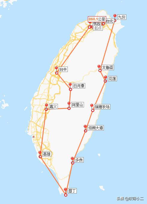 台湾环岛之旅全集,台湾宝岛环岛视频