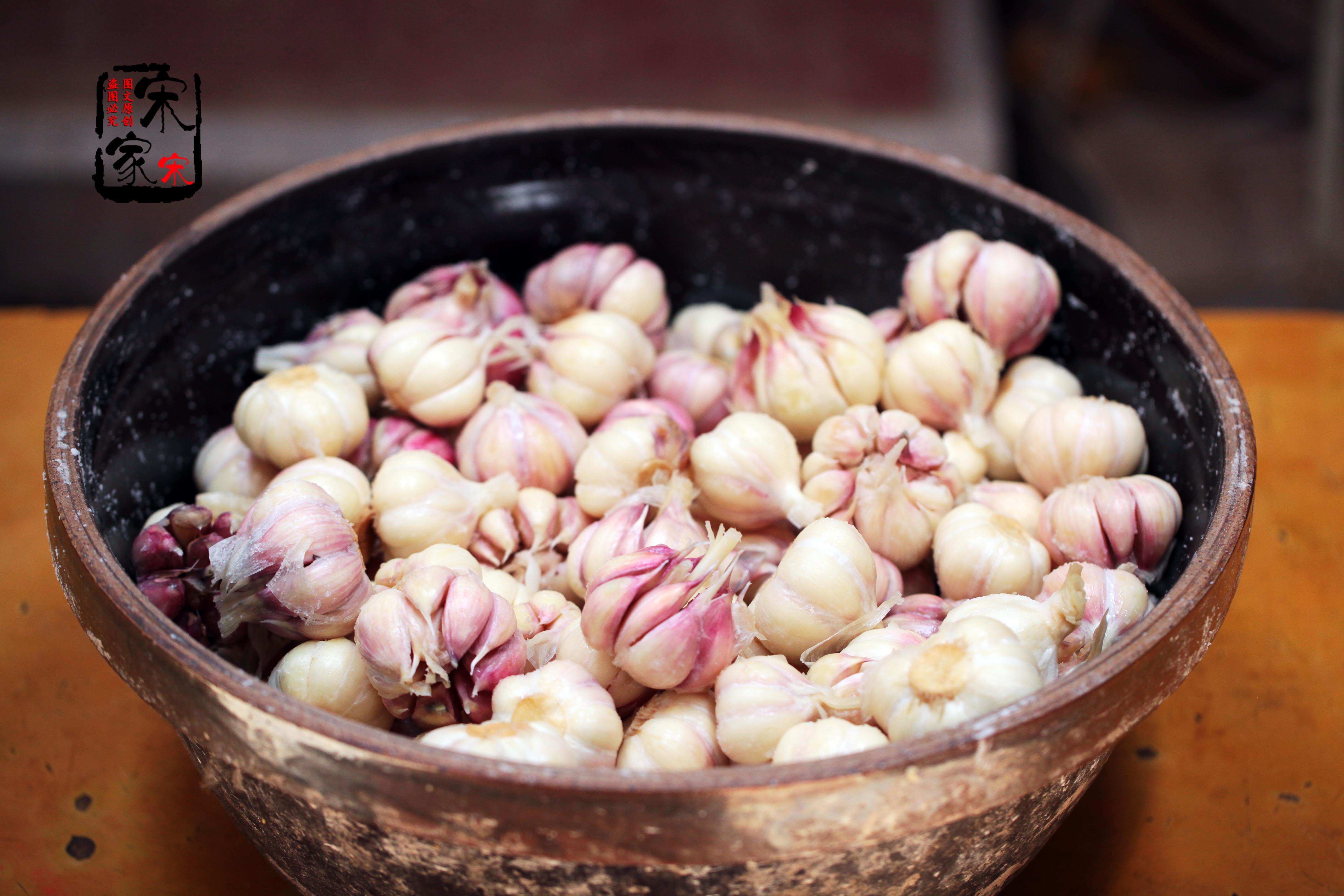 妈妈腌的糖蒜,家庭版糖蒜汁腌蒜
