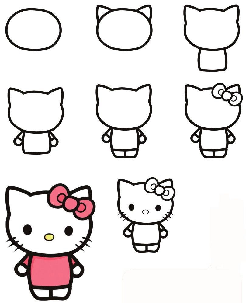 简单漫画教程可爱卡通,漫画可爱简单步骤