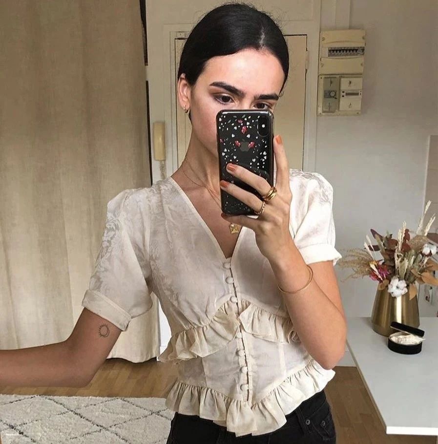 轻奢法式气质风衬衫,法式气质风轻奢衬衫