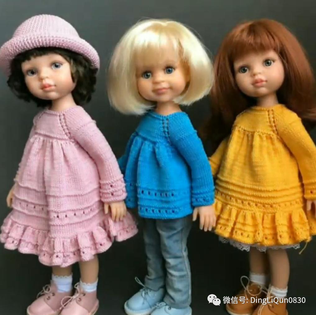 儿童毛衣针织连衣裙,拼接羊毛针织毛衣连衣裙