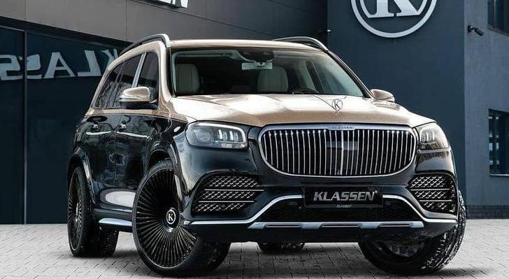 迈巴赫gls600卡尔森,新款奔驰gls卡尔森版