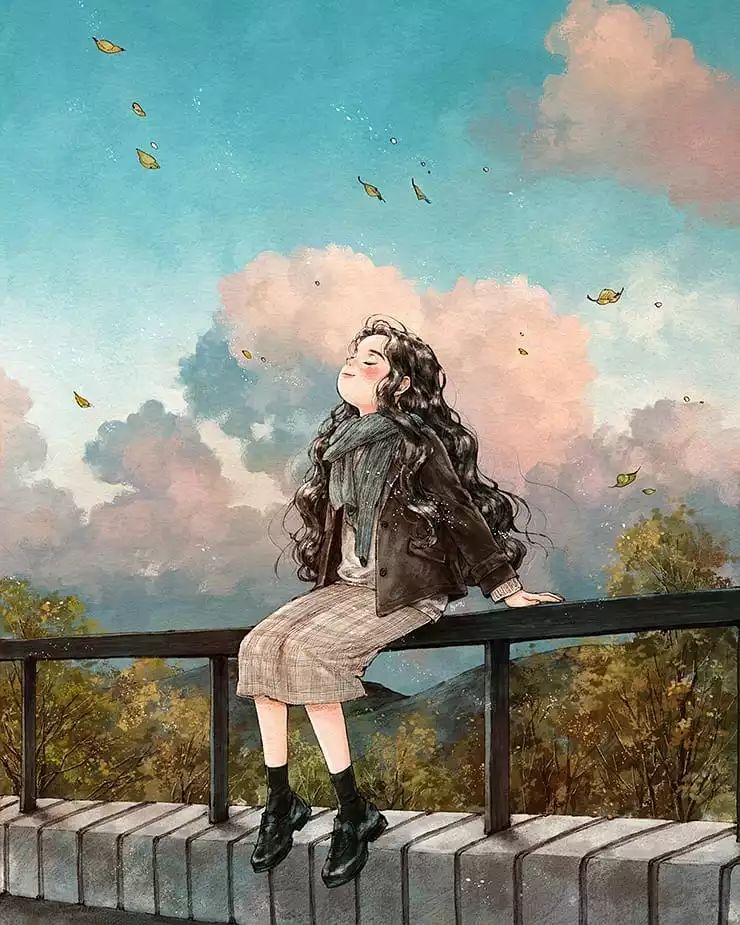 画风堪比宫崎骏,写实韩系画风画师