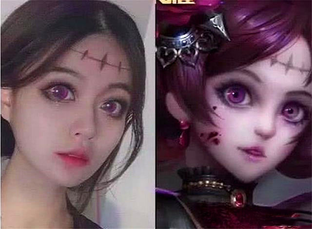 王者荣耀职业联赛cos露娜 (露娜一生所爱cos假发)