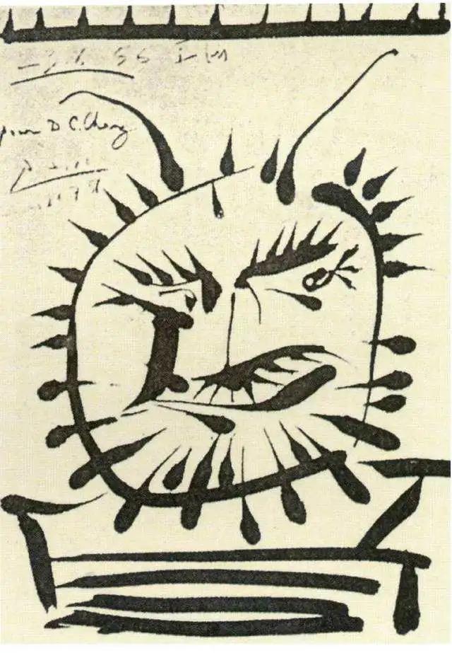 张大千和毕加索合影照片,张大千和毕加索互相赠送的相册