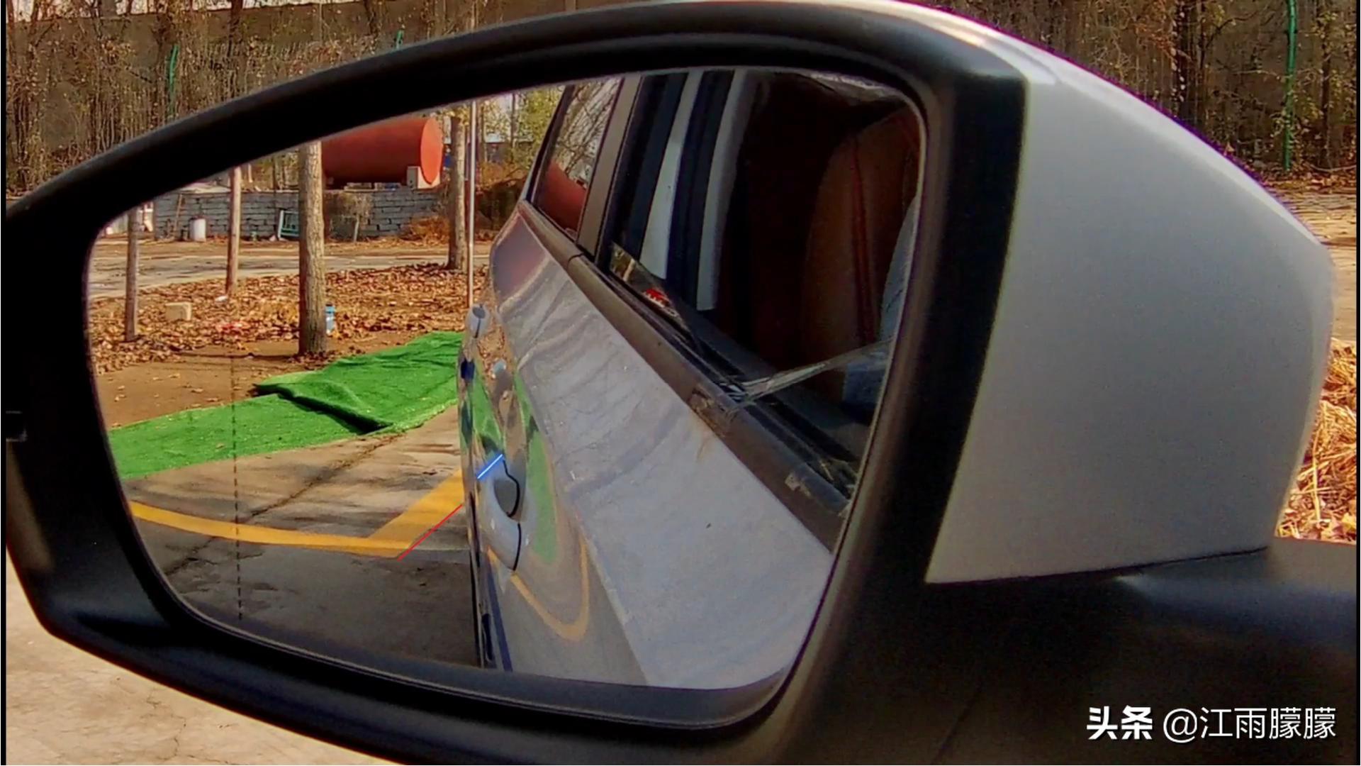 右倒库看左边镜子的方法带讲解图,右倒库看左镜的技巧和方法图片