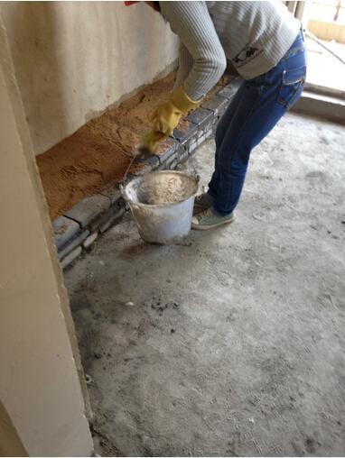 做砖夹石橱柜,老公非要自己动手装修