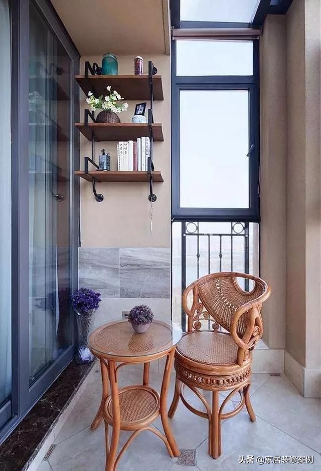 阳台要封起来怎么设计好看,极窄小阳台巧妙利用