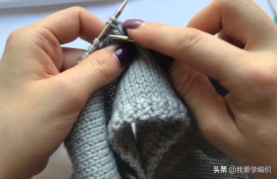 v领挑边怎么织,织毛衣织螺纹哪一个好看