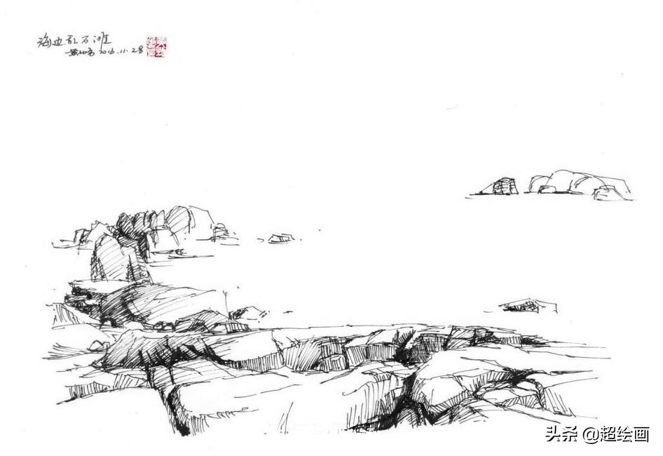 十大顶级钢笔画速写,钢笔速写100幅图片