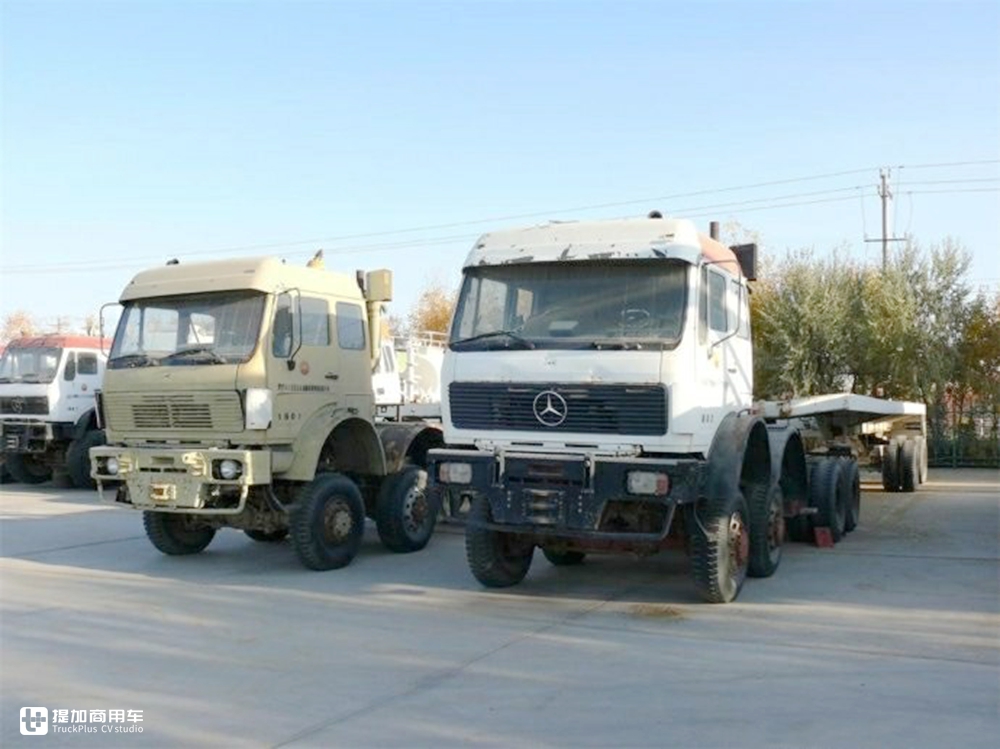 当年国家建设的主力军，排量达惊人的18升，实拍奔驰NG4850大件车