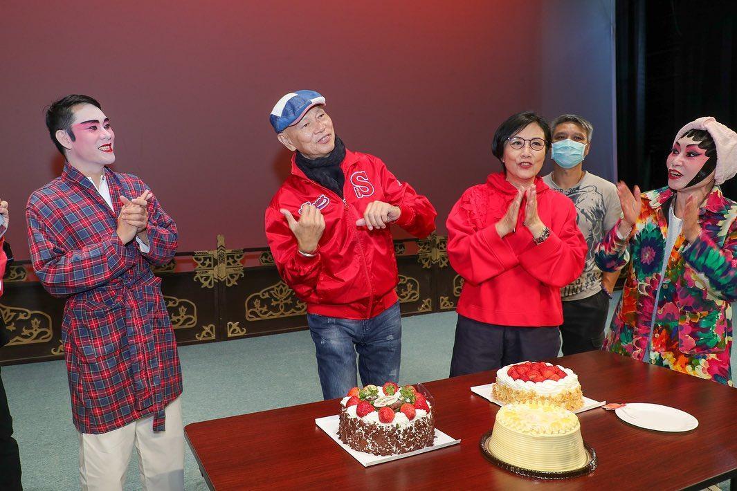 罗家英生日祝福,罗家英夫妇聚餐