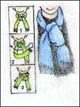 围巾编织开头结尾花式,系花式围巾的方法