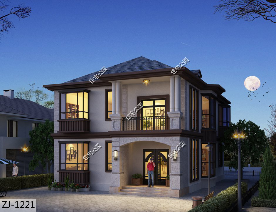 12米x10米农村自建房3层别墅实景,农村自建房图9x16平方的农村别墅