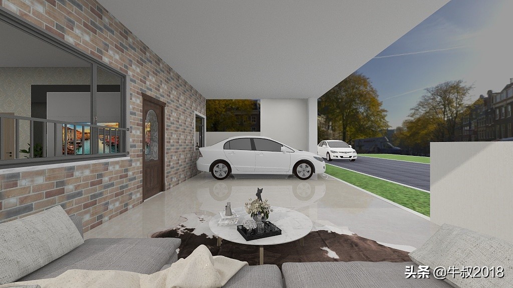 乡村养老别墅带庭院,农村简单养老房小户型设计