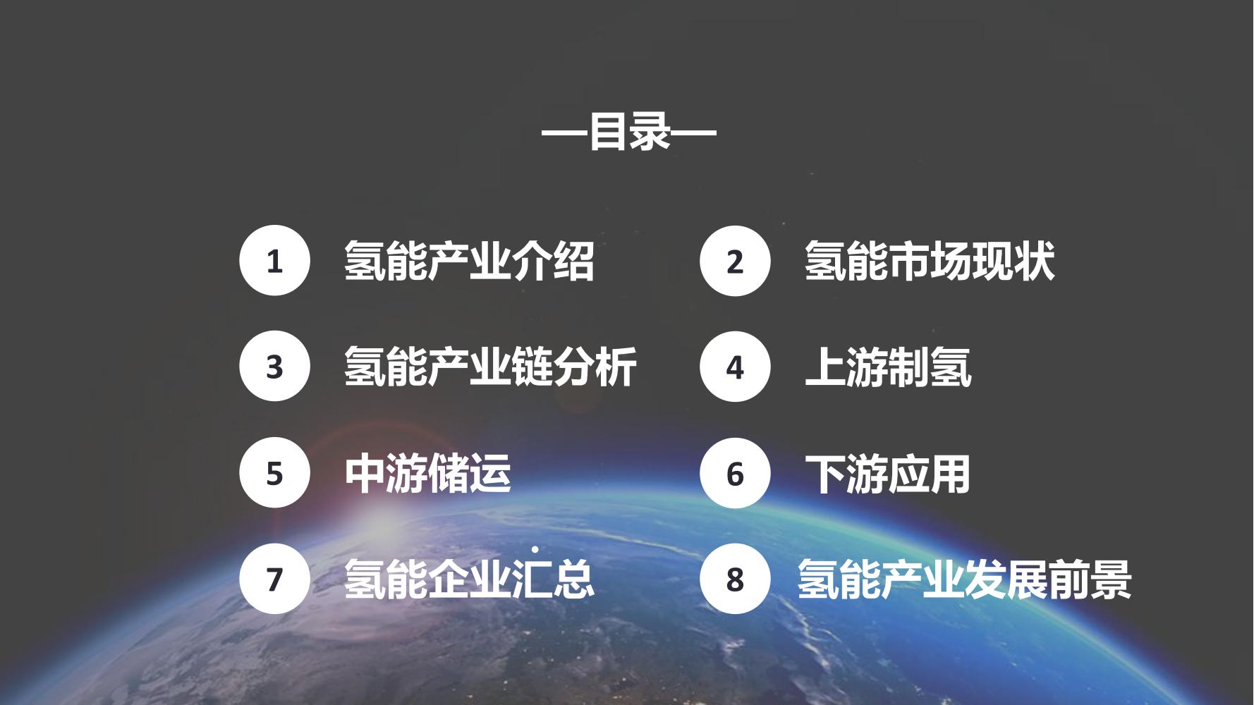 氢能源行业深度报告,氢能源全面报告2019