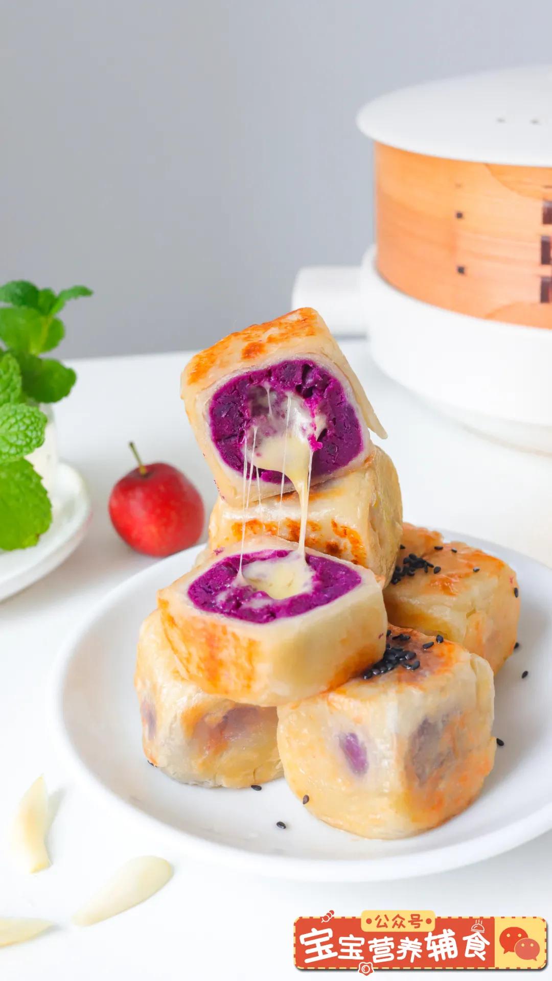 芝士紫薯仙豆糕的制作方法,宝宝辅食紫薯食谱大全