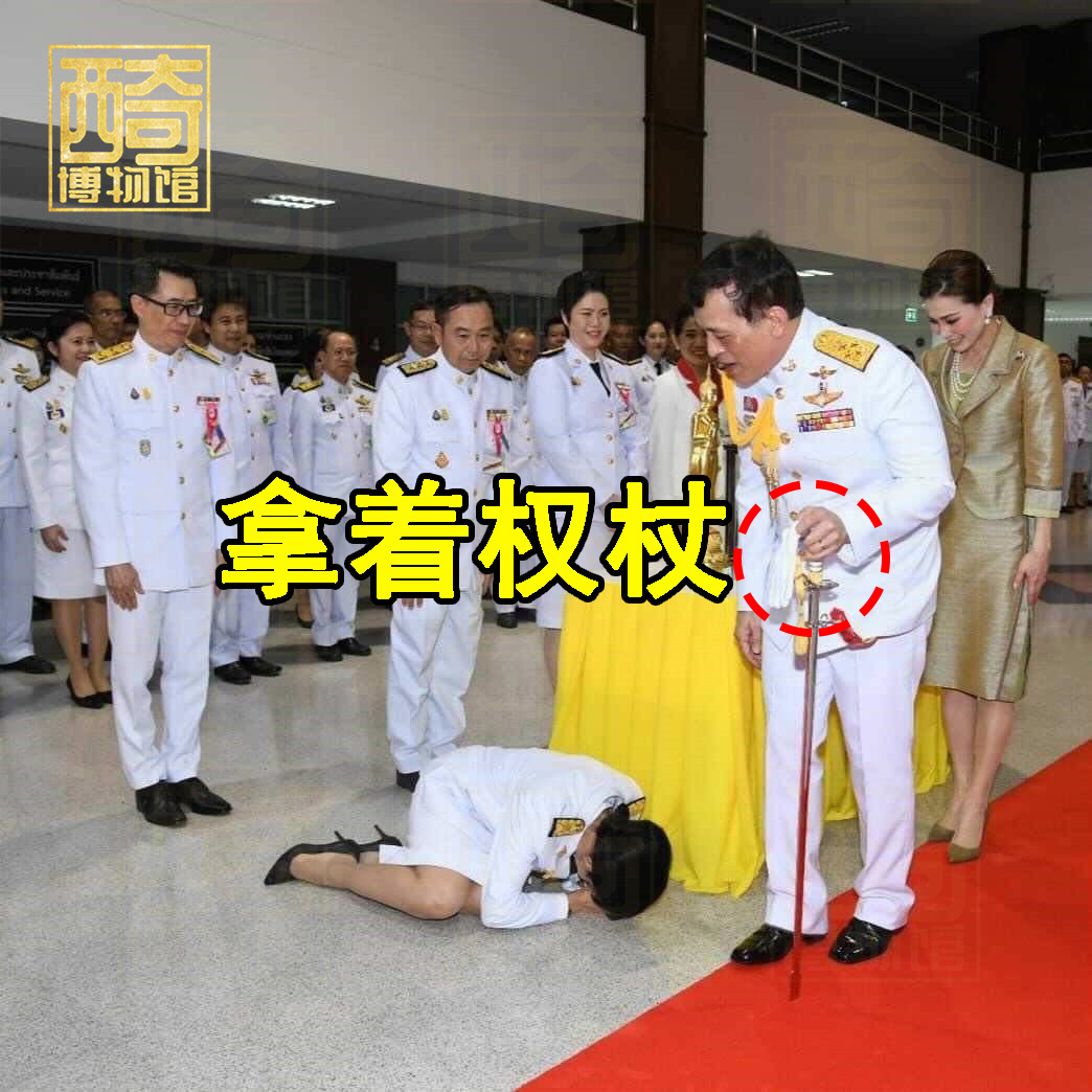 泰王对苏提达讲话视频,泰王被搀扶