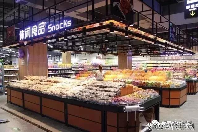 超市食品陈列摆放效果图,超市休闲食品创意陈列图片