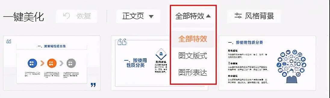 WPS「一键美化」，给你的PPT上个“妆”