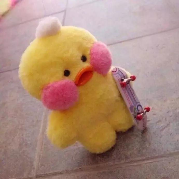 36张网红玻尿酸鸭头像图：遇见就好了，余生就算了