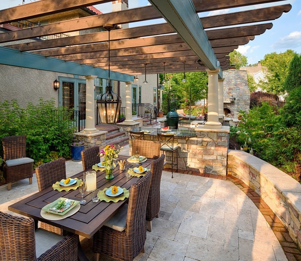 100个平方别墅花园布局图,13个空间的豪宅别墅