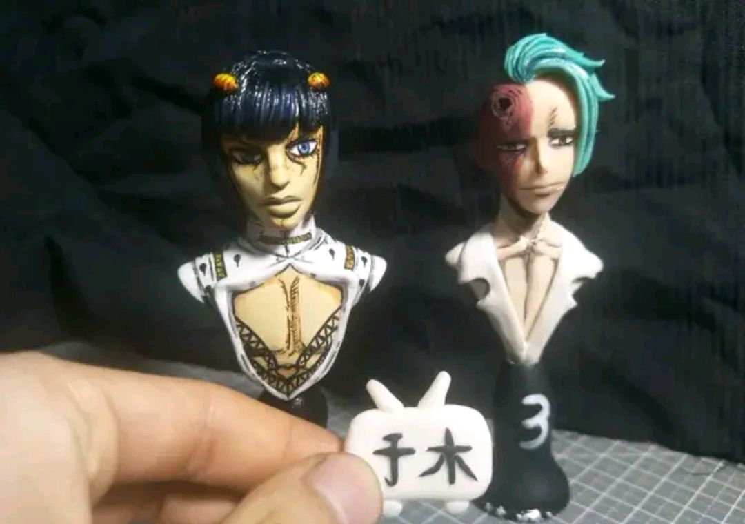 手办是用什么橡皮泥做的,手办各部分制作