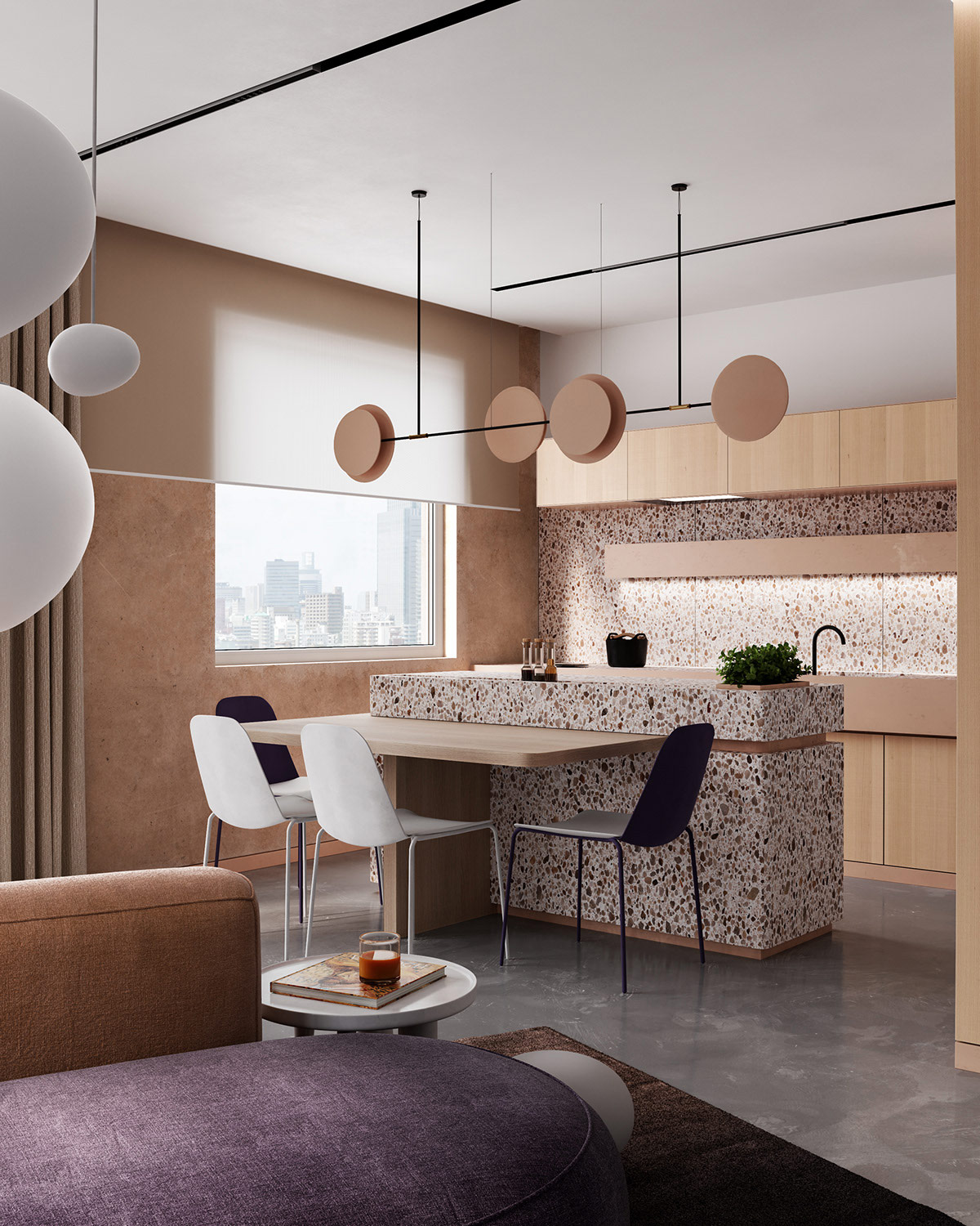 色彩质感强的室内设计,色彩主义室内设计