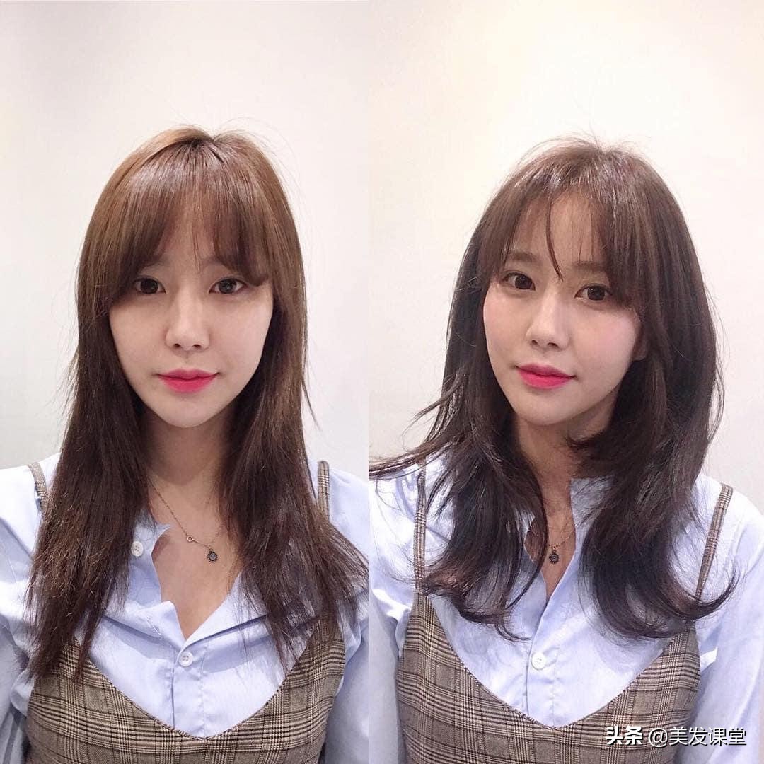 夏季烫一款扎起来也好看的发型,别人的头发为什么都这么好看