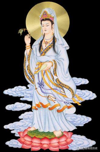 莲花底坐观音,单腿盘坐的观音代表什么