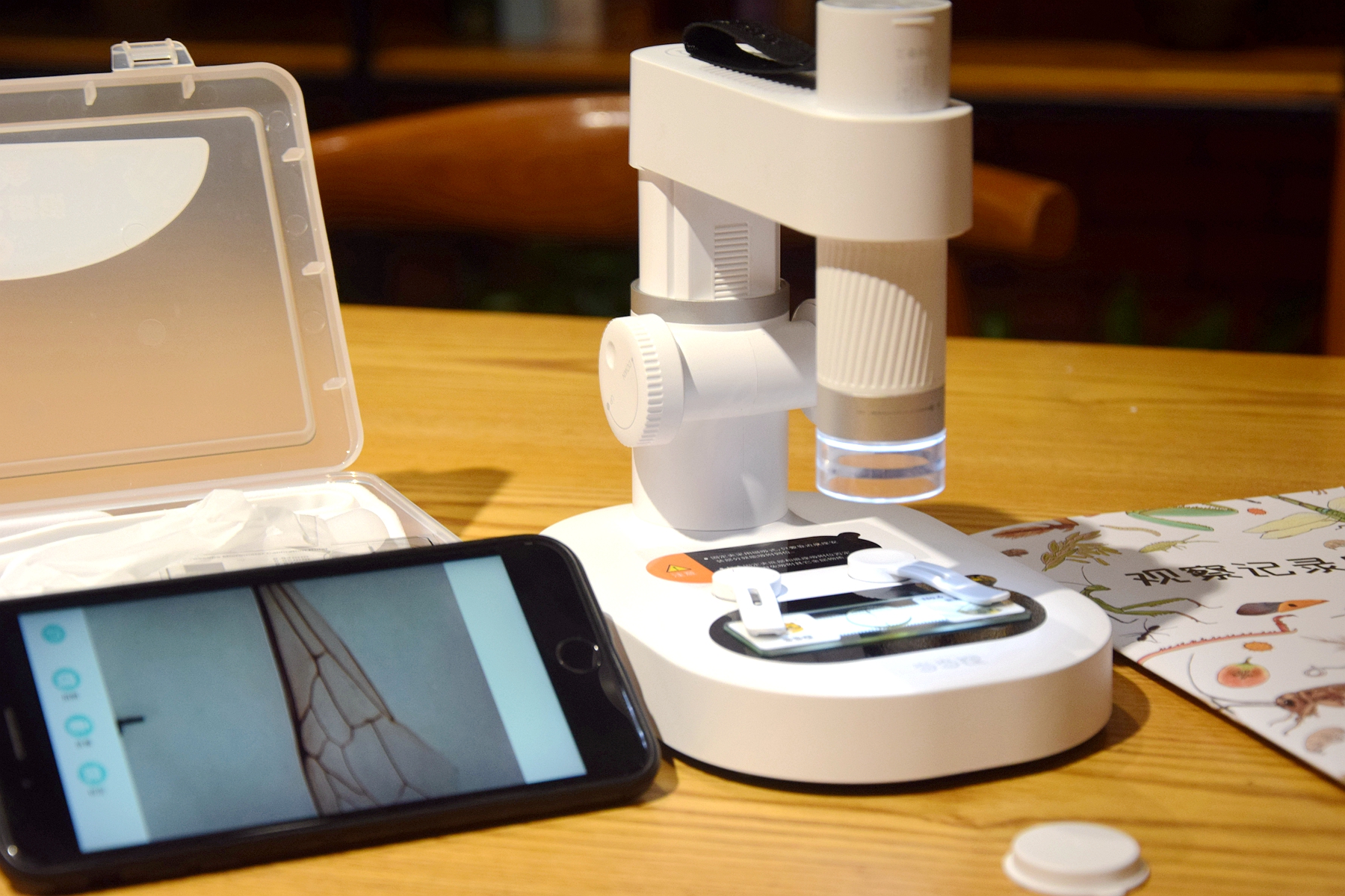 当当狸智能显微镜m2开箱,趣味儿童科学探索显微镜