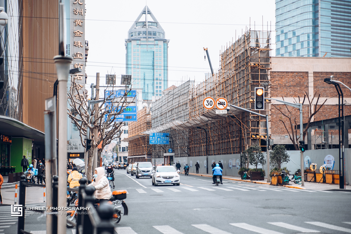 上海曾经的梅川路步行街,南京路是上海最知名的商业街