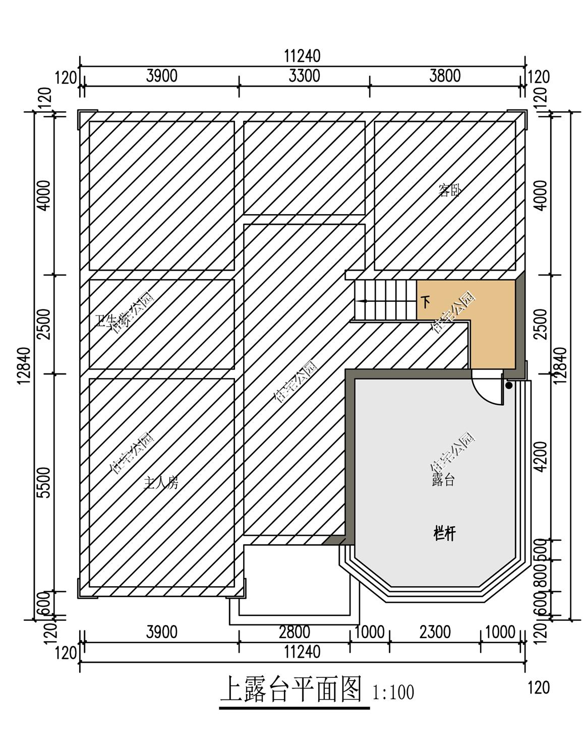 120平农村中式风格小别墅,大气的农村小户型别墅