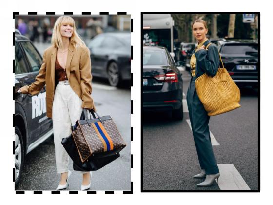 今年最流行托特包斜挎,托特包洋气百搭又好看