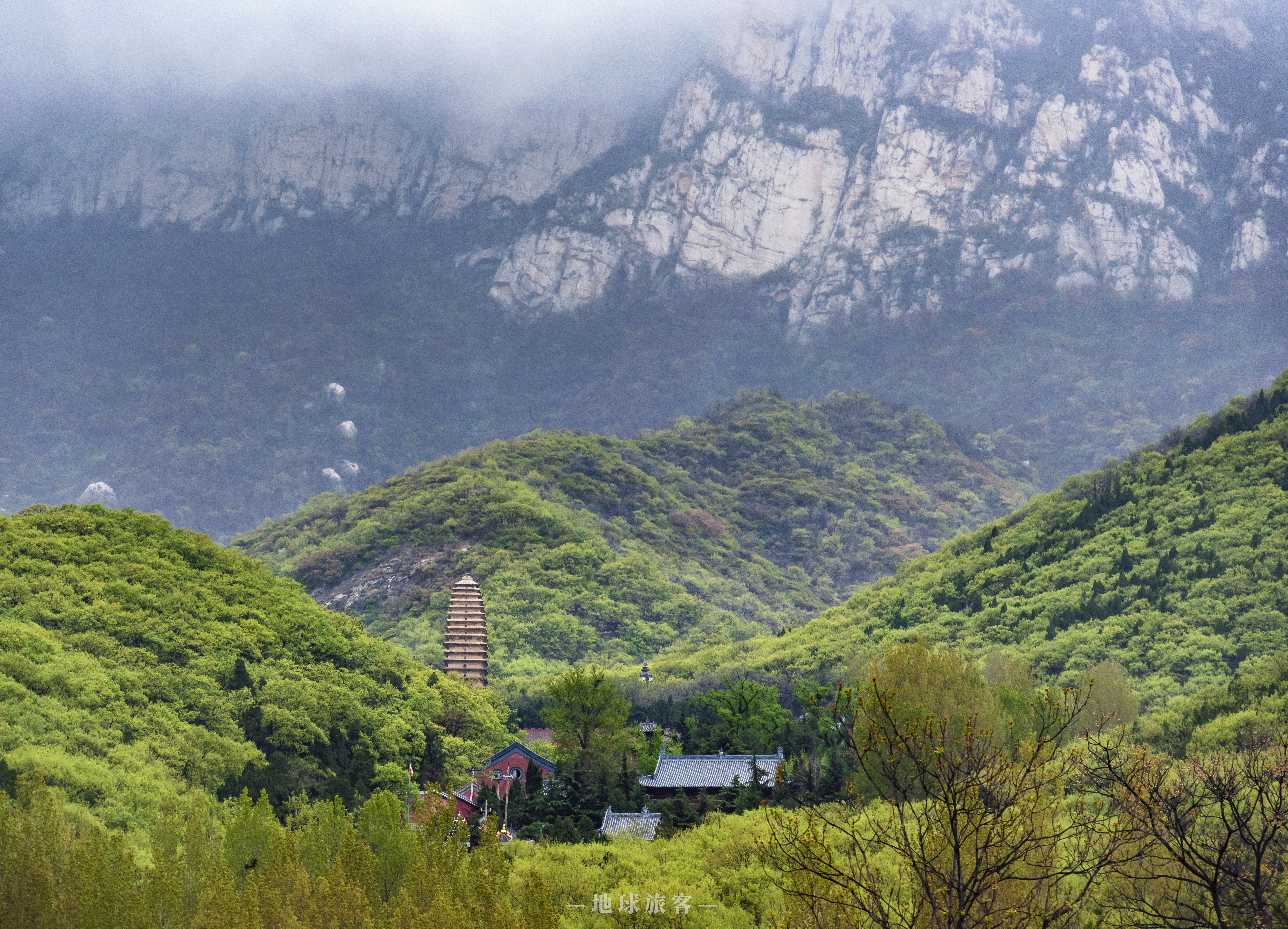 游中岳嵩山之旅,一分钟详解中岳嵩山风景