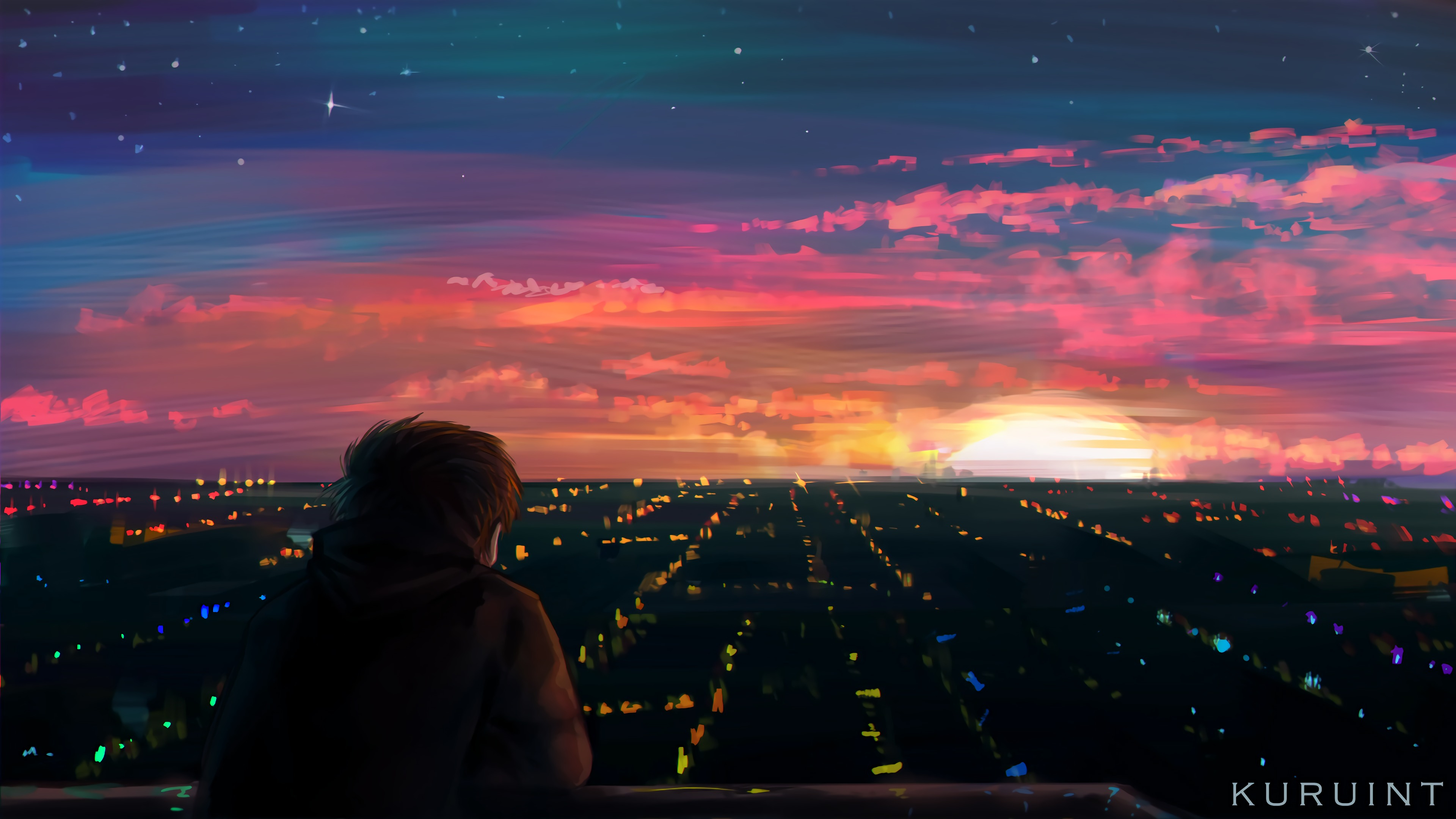 桌面壁纸中国风动漫剑客美女,电脑桌面壁纸动漫狐狸高清全屏