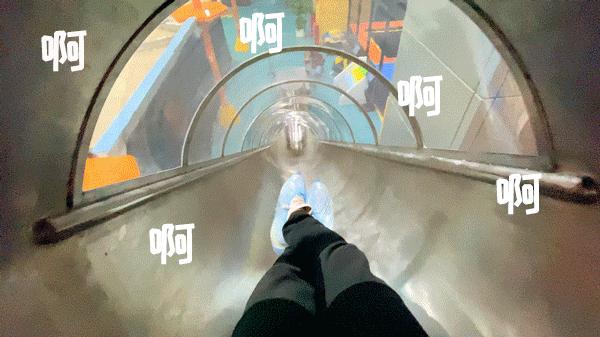 滑滑梯和蹦床乐园,弹力空间蹦床滑梯