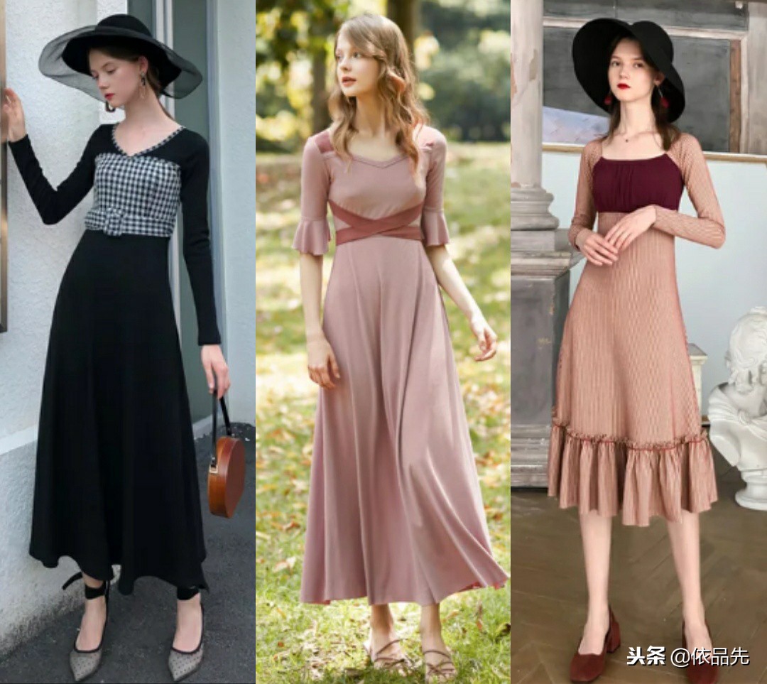 大码裙子200-230斤森系,森系少女复古裙子女装搭配