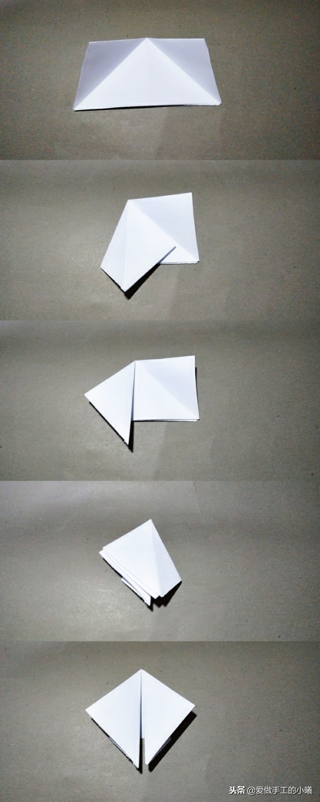 夏天到了一款漂亮的小裙子折纸,芭蕾舞裙子手工剪纸制作