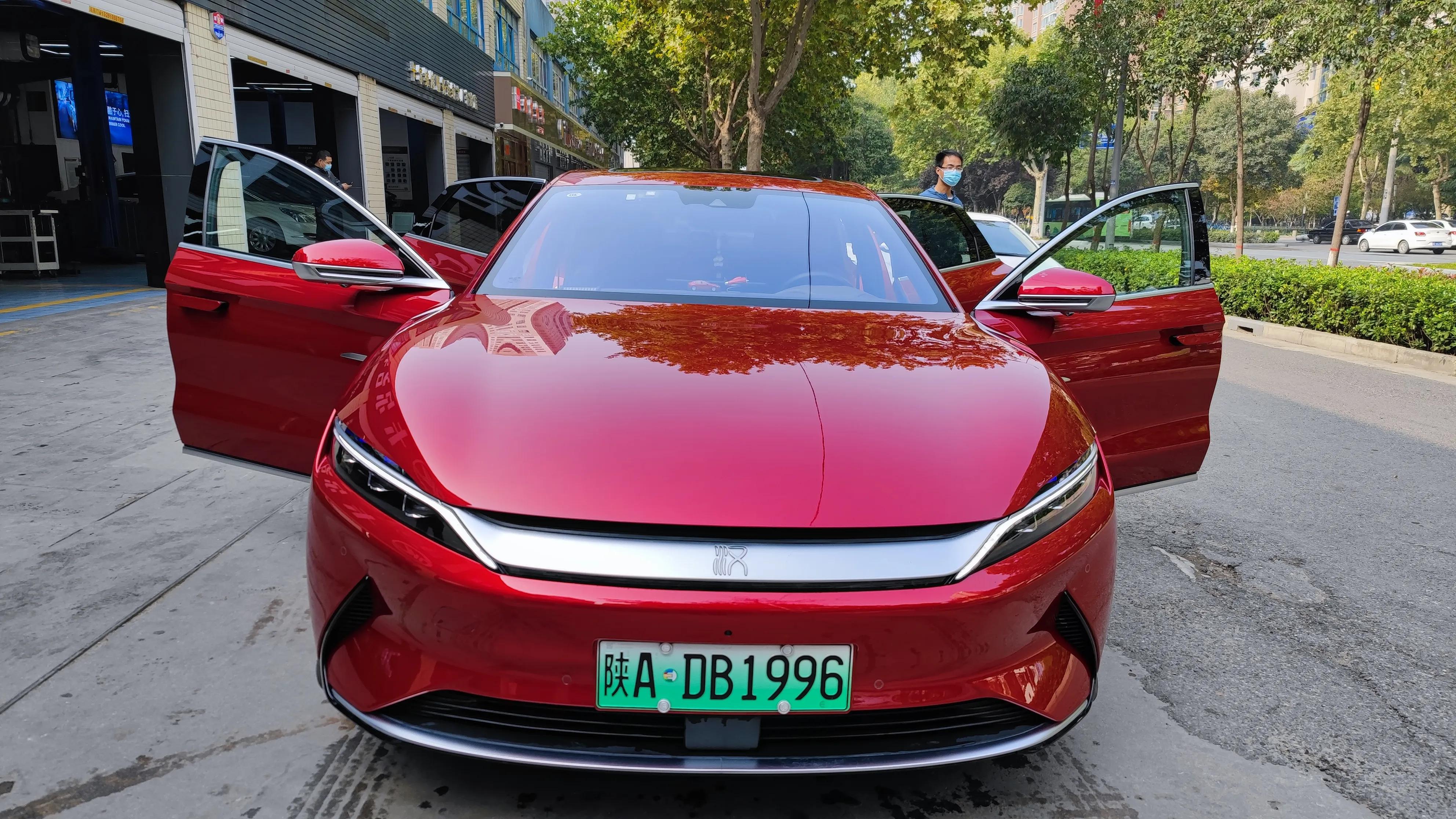 汉ev原车保护膜,比亚迪汉ev2021