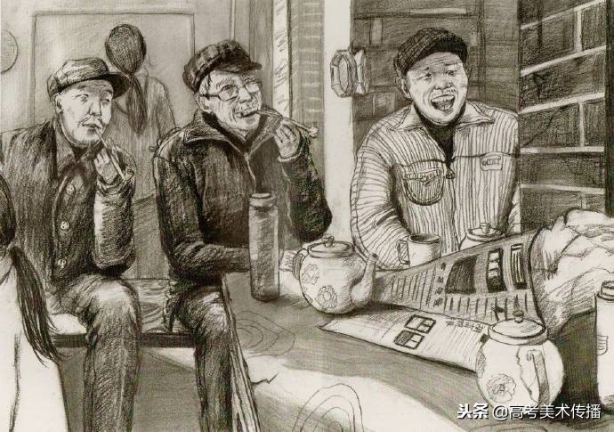 场景速写优秀案例赏析,场景速写命题创作照片