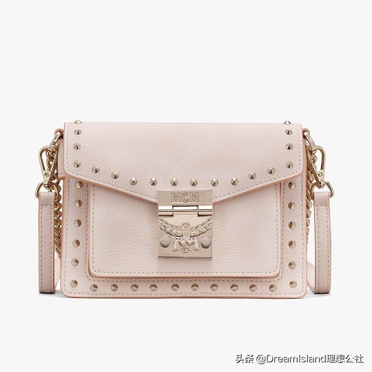 mcm中古包牛角包粉色,mcm秋冬值得入手的包