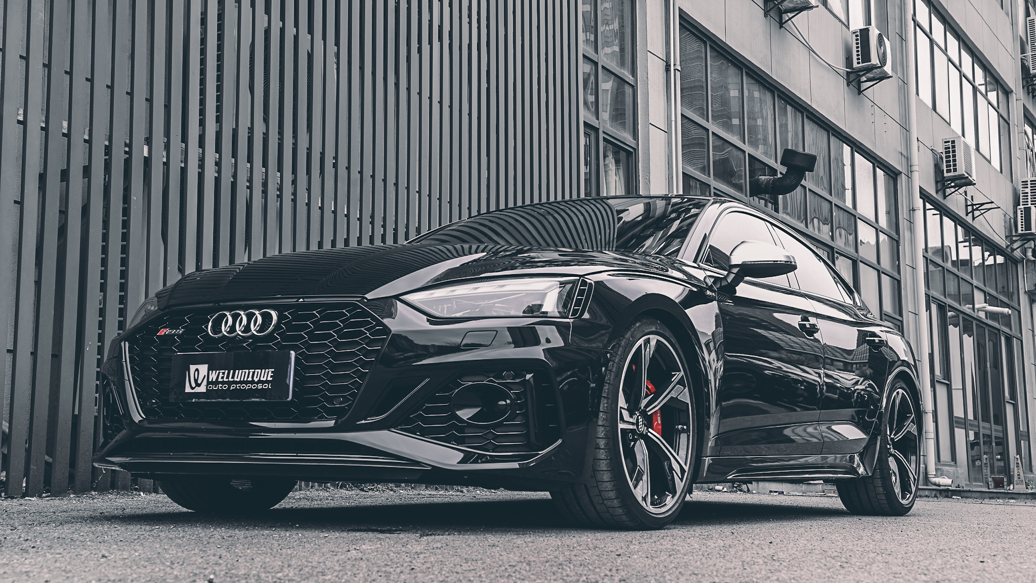 苏州无二汽车贴膜丨奥迪RS5贴威固隐形车衣