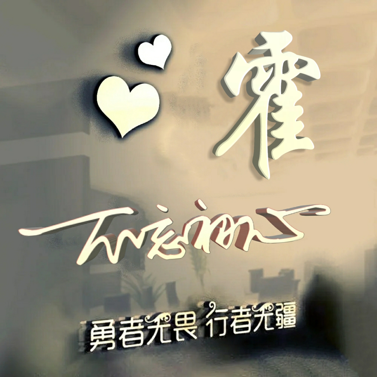 勇者无畏励志姓氏头像王,行者无疆勇者无畏智者无惧